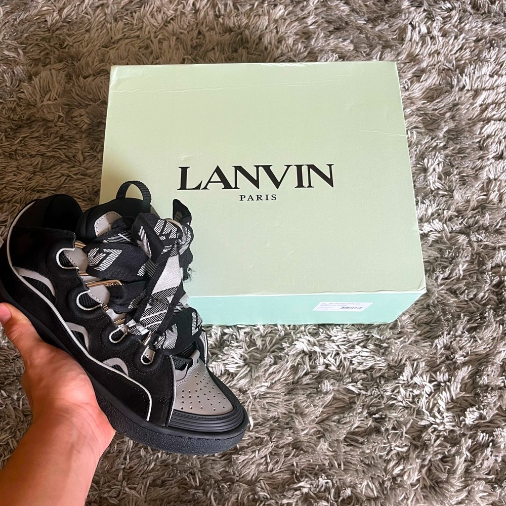 Lanvin curb black (reflective)